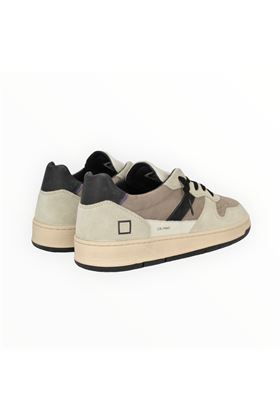 Sneaker uomo in camoscio colore grigio. DATE | COURT 2.0-MUD